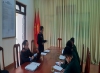 Trực tiếp kiểm sát tại Đồn Biên phòng Leng Su Sìn, huyện Mường Nhé
