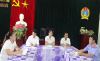 Kiểm sát viên Viện kiểm sát nhân dân huyện Điện Biên tham dự phiên họp xét rút ngắn thời gian thử thách của án treo và giảm thời hạn chấp hành án phạt cải tạo không giam giữ  nhân dịp ngày Quốc khánh 02/9/2016