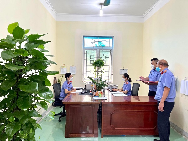 Thanh tra, kiểm tra việc chấp hành ký luật nội vụ  tại Viện KSND huyện Điện Biên