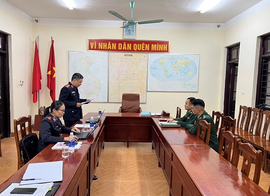 VKSND huyện Mường Chà kiểm sát trực tiếp việc bắt, tạm giữ hình sự tại Đồn Biên phòng Mường Mươn, Bộ đội Biên phòng tỉnh Điện Biên