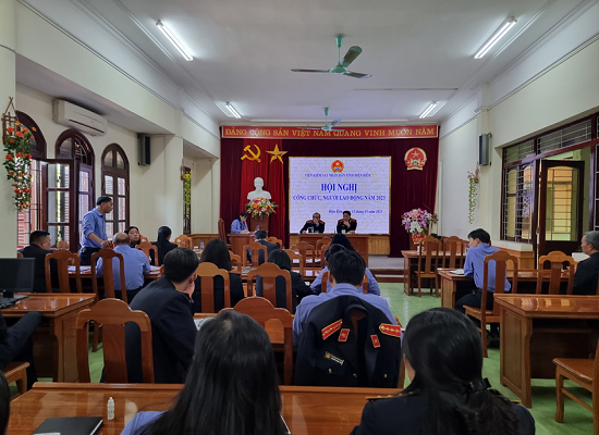 VKSND tỉnh Điện Biên tổ chức Hội nghị công chức, người lao động  năm 2023