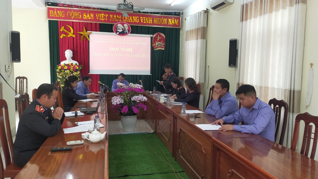 VKSND huyện Điện Biên Đông triển khai công tác năm 2023