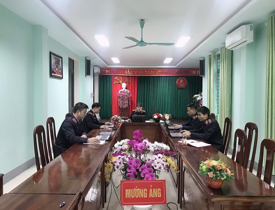 Chi bộ Viện kiểm sát nhân dân huyện Mường Ảng họp phiên thường kỳ tháng 12 năm 2022