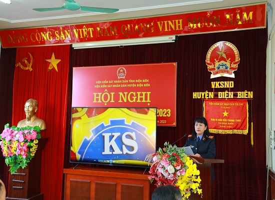 Viện kiểm sát nhân dân huyện Điện Biên tổ chức Hội nghị triển khai công tác năm 2023